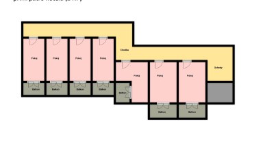 Prodej unikátní stavby 1 150 m2, pozemek 2 217 m2