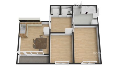 Pronájem krásného bytu 3+kk/L, 68m2, Praha 5 - Řepy, Makovského