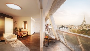 Prodej bytu 2+kk, na Anglickém nábřeží v Plzni.