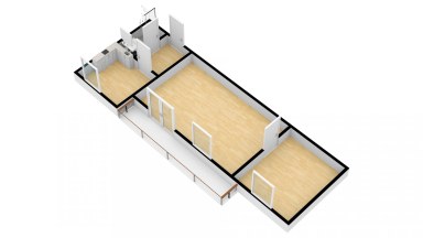 Byt 2+kk/terasa/garážové stání, 52 + 12 m2 na Praze 9 – Horní Počernice, ul. V Javorech na pronájem.