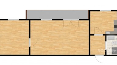 Byt 2+kk/terasa/garážové stání, 52 + 12 m2 na Praze 9 – Horní Počernice, ul. V Javorech na pronájem.