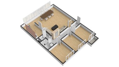 Pronájem krásného bytu 4+kk/B/PS,107 m2, Praha  5 - Smíchov, ul. Ostrovského.