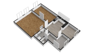 Pronájem bytu 3+kk, 90 m2, Praha 7 - Holešovice, ul. Dukelských hrdinů.