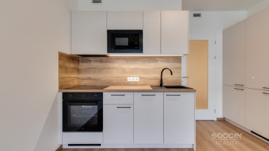 Pronájem bytu 1+kk/L/G, 32 m2, ul. Poděbradská, Praha 9 - Hloubětín.