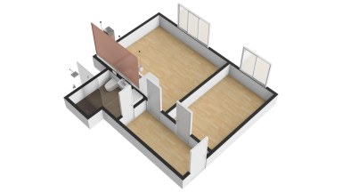 Pronájem bytu 2+kk, 48 m2, Praha 3 - Žižkov, ul. Jeseniova.