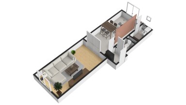 Slunný byt 2+kk se spacím patrem, po rekonstrukci, Praha 3 – Žižkov