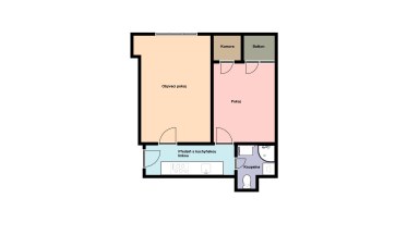 Prodej bytu 2+1, 42 m2, ulice Jeseniova, Praha 3 - Žižkov. 