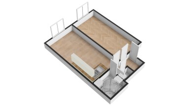 Pronájem bytu 2+kk, 46 m2, Praha 4 - Nusle, K Podjezdu