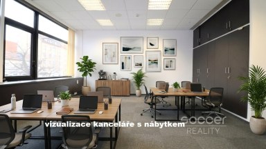 Pronájem kanceláře 35,34 m2 ulice Sokolovská