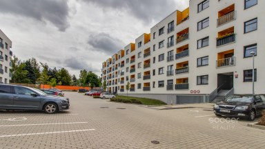 Prodej bytu 2+kk s balkonem a garážovým stáním v ulici Oty Bubeníčka, Praha 22 - Uhříněves