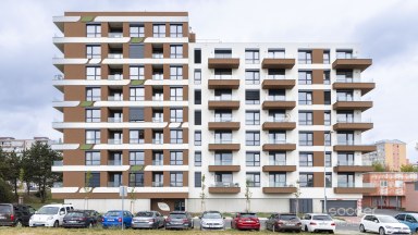 Pronájem bytu 2+kk/L/S/PS, 46 m2, Praha 14 - Černý Most, ul. Arnošta Valenty