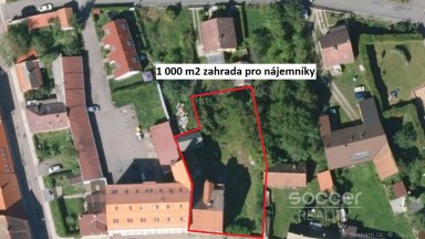 Pronájem pěkného bytu 2+kk 33 m2 + lodžie 3 m2 v centru Neveklova, okres Benešov.